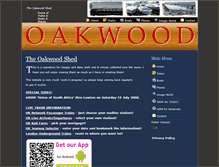 Tablet Screenshot of oakwood-shed.co.uk